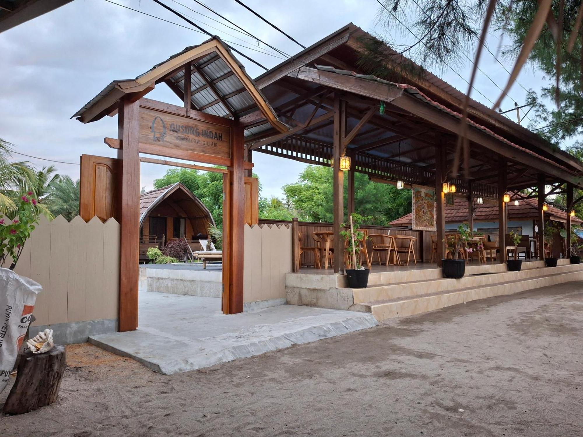 Gusung Indah Bungalow Gili Air Exterior foto